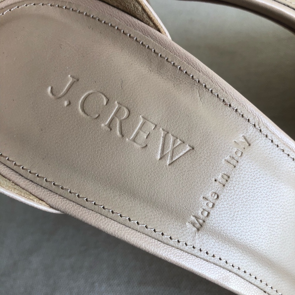 J.Crew Women's Nude Leather Sandal - Picture 5 of 7